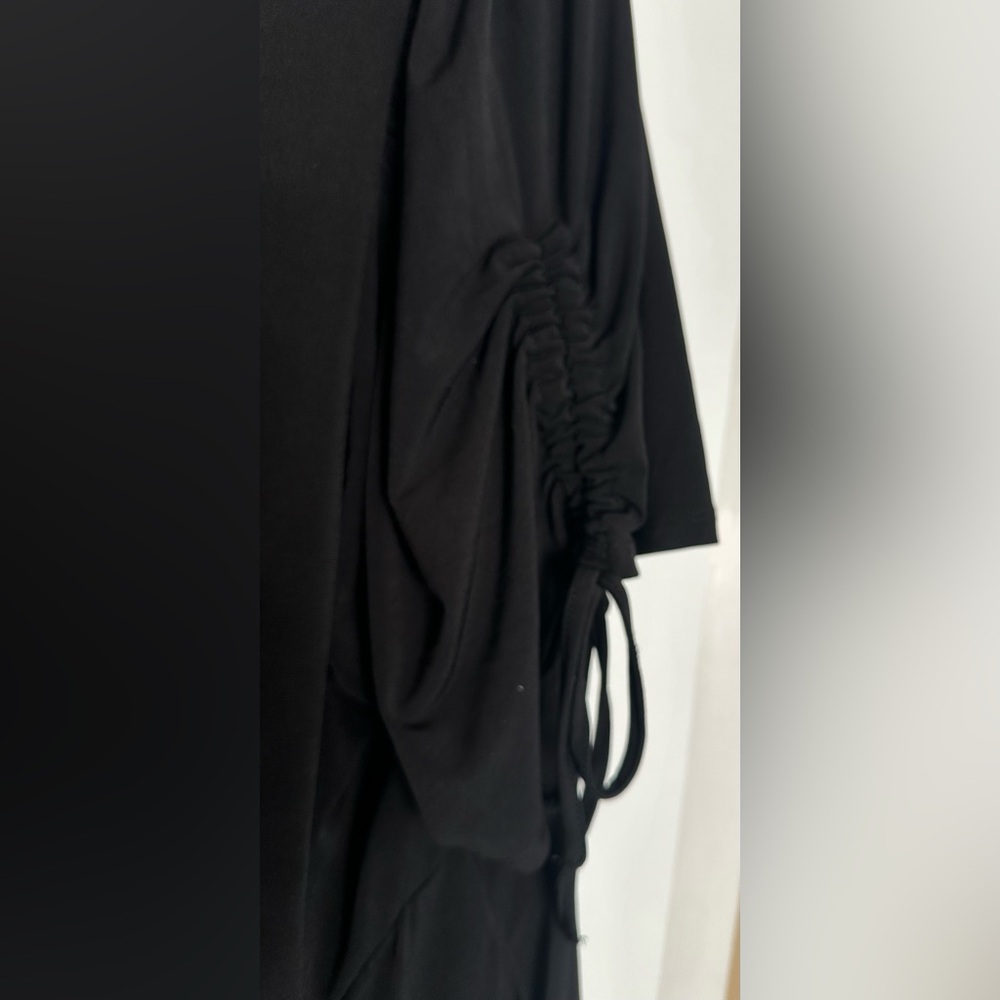 Torrid Black Maxi Dress 4X Faux Wrap Wedding Guest Date Night - Picture 3 of 6